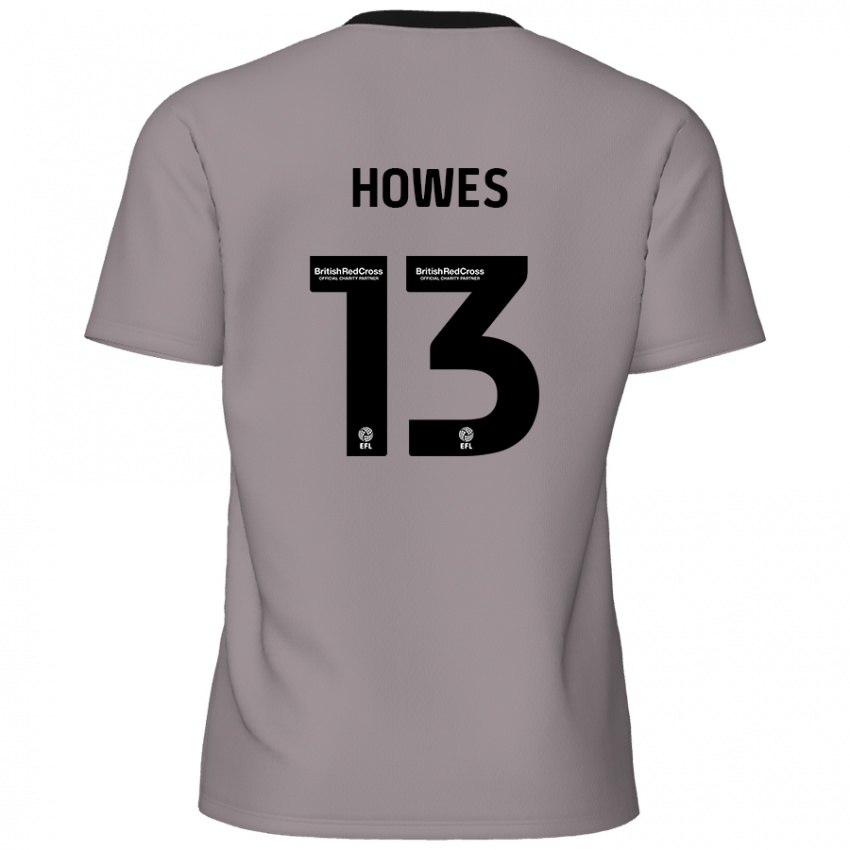 Criança Camisola Sam Howes #13 Cinzento Alternativa 2024/25 Camisa