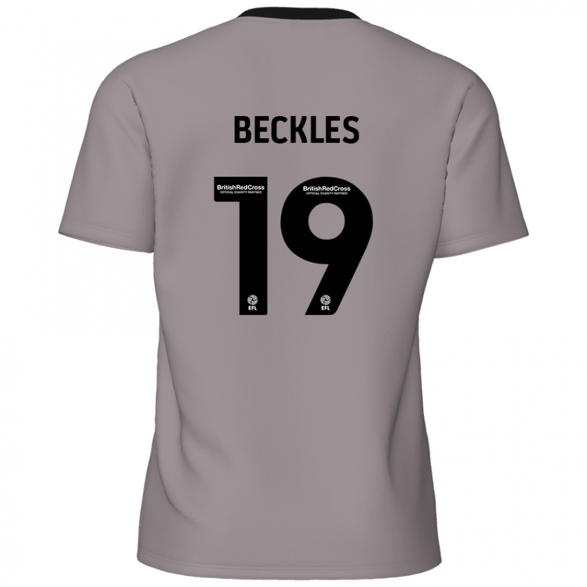 Criança Camisola Omar Beckles #19 Cinzento Alternativa 2024/25 Camisa