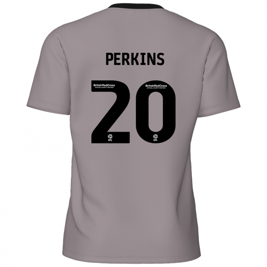 Criança Camisola Sonny Perkins #20 Cinzento Alternativa 2024/25 Camisa