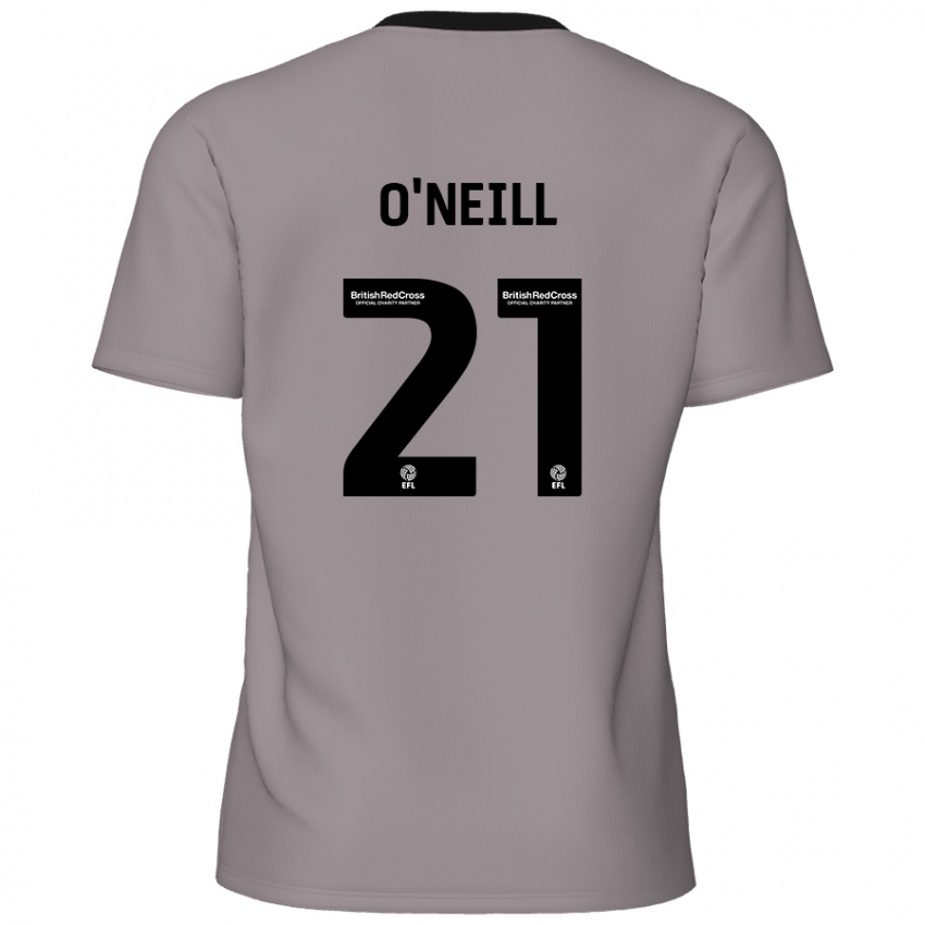 Criança Camisola Ollie O'neill #21 Cinzento Alternativa 2024/25 Camisa