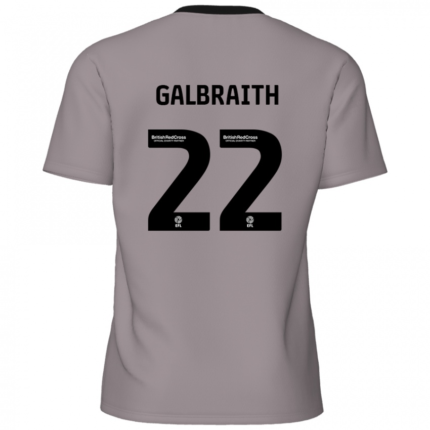 Criança Camisola Ethan Galbraith #22 Cinzento Alternativa 2024/25 Camisa