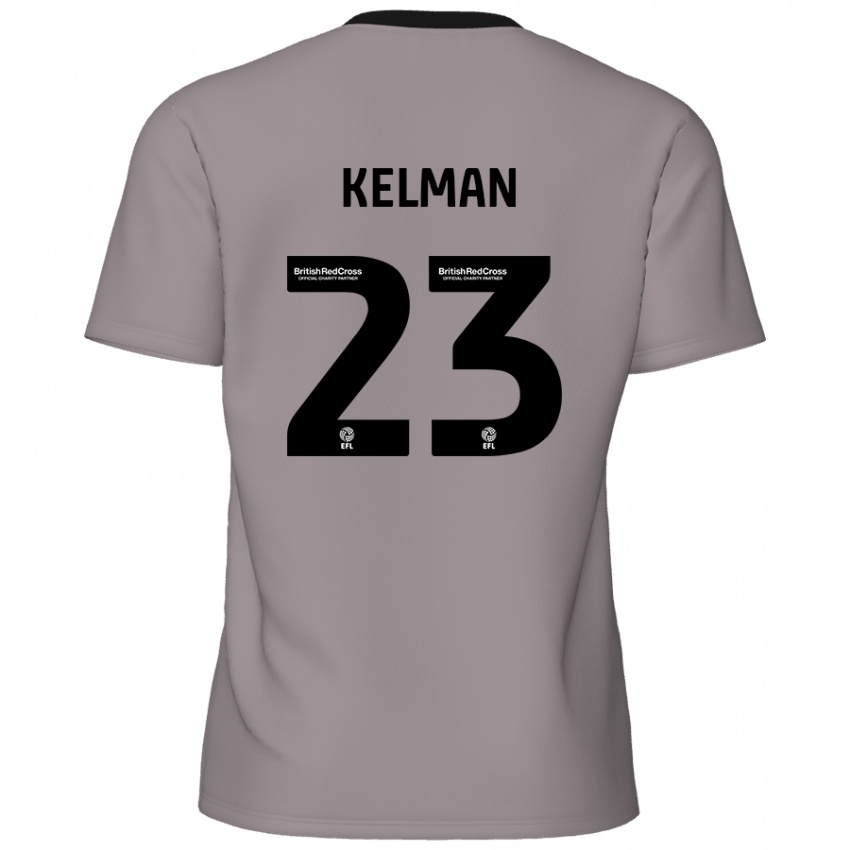 Criança Camisola Charlie Kelman #23 Cinzento Alternativa 2024/25 Camisa