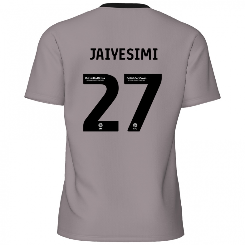 Criança Camisola Diallang Jaiyesimi #27 Cinzento Alternativa 2024/25 Camisa