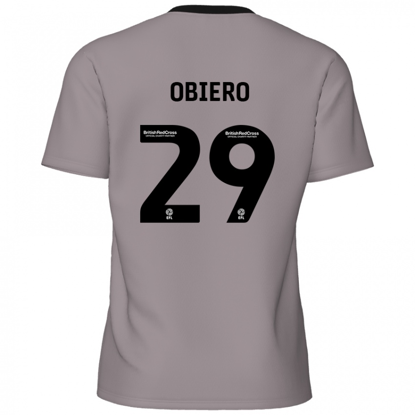 Criança Camisola Zech Obiero #29 Cinzento Alternativa 2024/25 Camisa