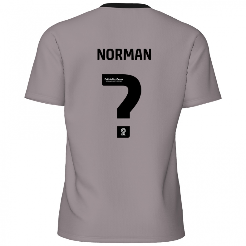 Criança Camisola Freddie Norman #0 Cinzento Alternativa 2024/25 Camisa