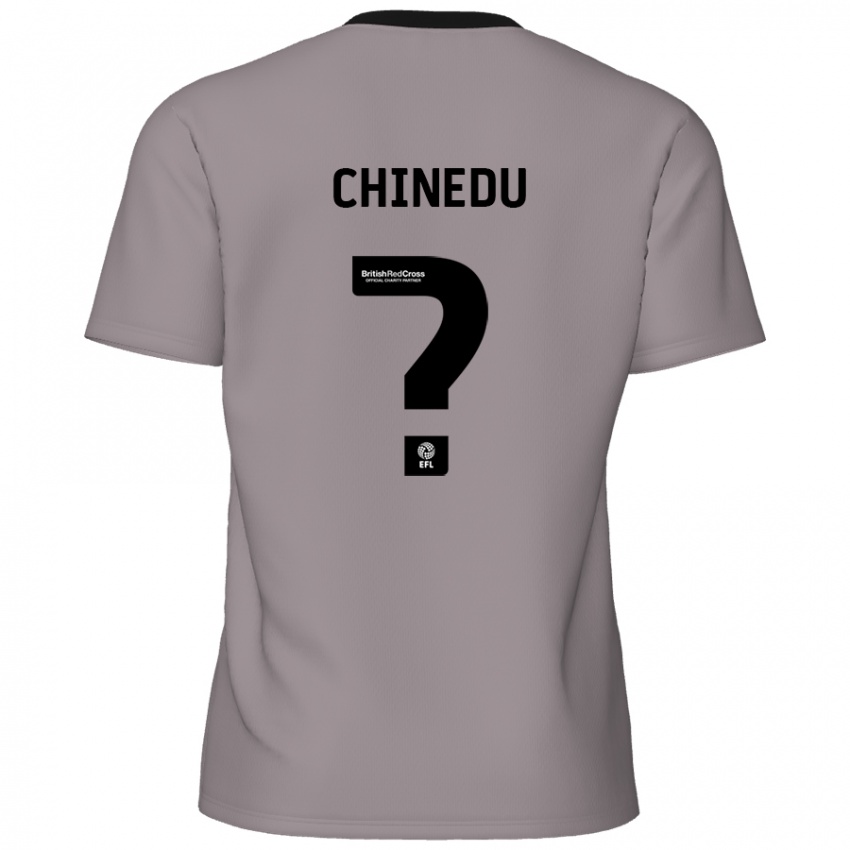 Criança Camisola Phillip Chinedu #0 Cinzento Alternativa 2024/25 Camisa