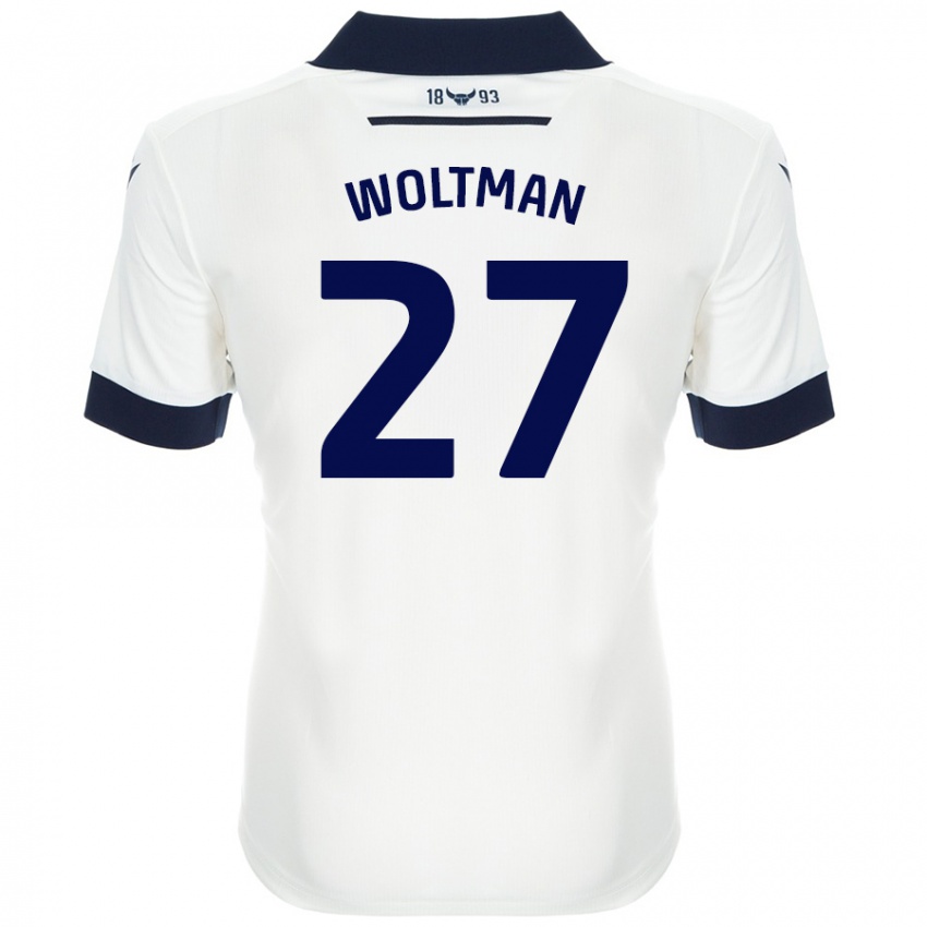 Criança Camisola Max Woltman #27 Azul-Marinho Branco Alternativa 2024/25 Camisa