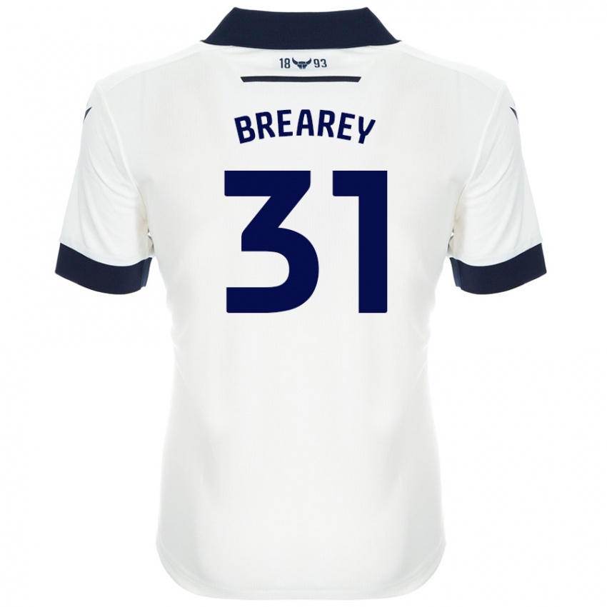 Criança Camisola Eddie Brearey #31 Azul-Marinho Branco Alternativa 2024/25 Camisa