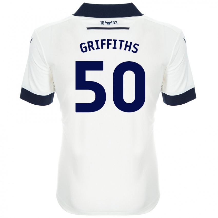 Criança Camisola Louis Griffiths #50 Azul-Marinho Branco Alternativa 2024/25 Camisa