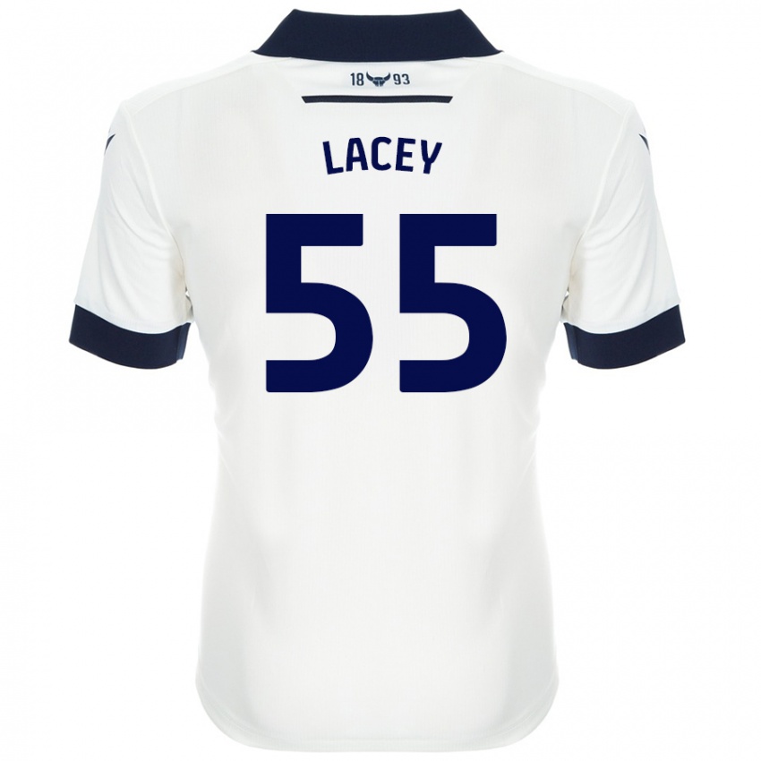 Criança Camisola Aaron Lacey #55 Azul-Marinho Branco Alternativa 2024/25 Camisa