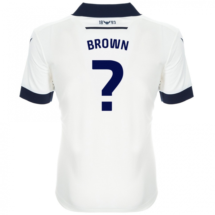 Criança Camisola Georgia Brown #0 Azul-Marinho Branco Alternativa 2024/25 Camisa