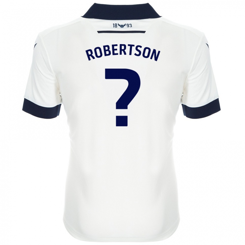 Criança Camisola Maddie Robertson #0 Azul-Marinho Branco Alternativa 2024/25 Camisa