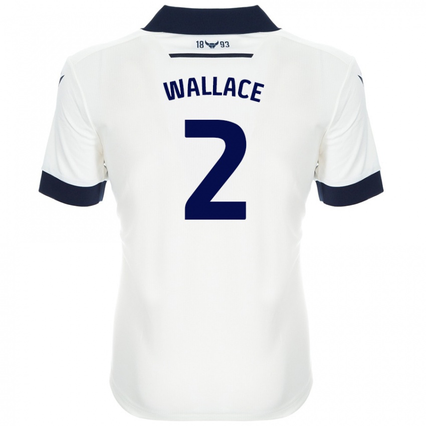 Criança Camisola Emily Wallace #2 Azul-Marinho Branco Alternativa 2024/25 Camisa