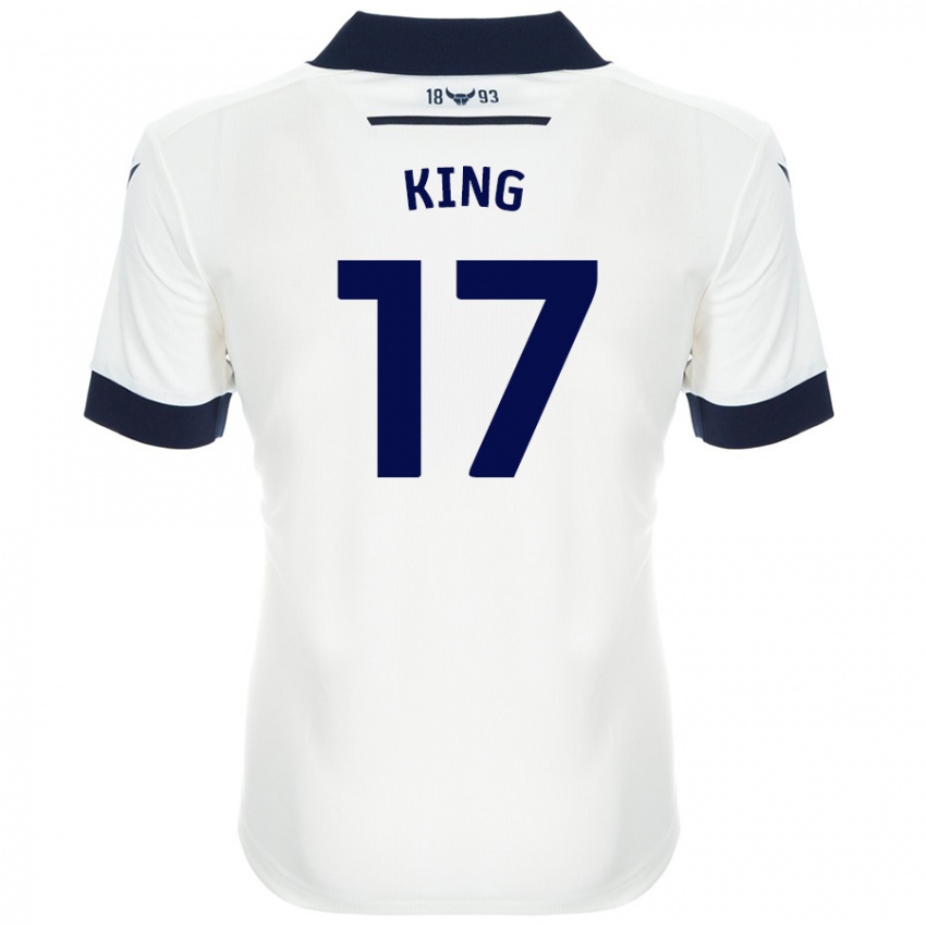 Criança Camisola Sarah King #17 Azul-Marinho Branco Alternativa 2024/25 Camisa