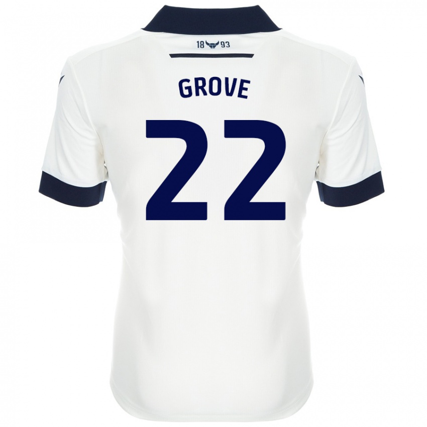 Criança Camisola Jade Grove #22 Azul-Marinho Branco Alternativa 2024/25 Camisa