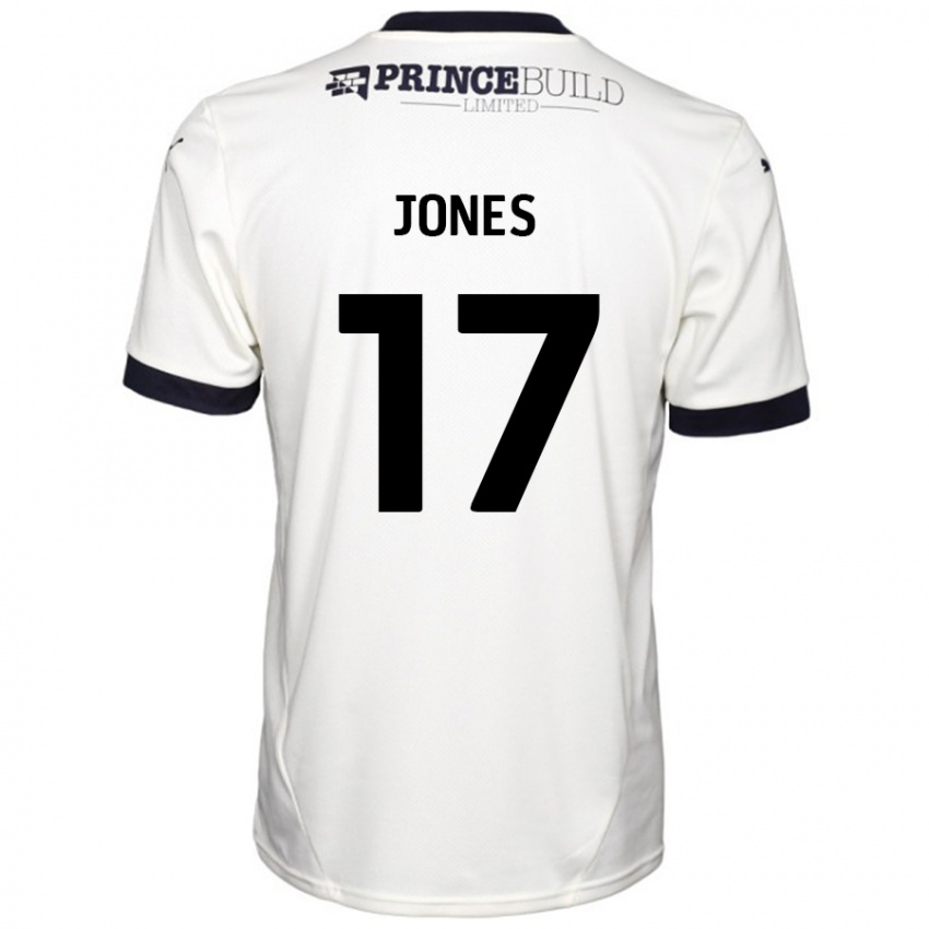 Criança Camisola Ricky-Jade Jones #17 Fora De Branco Preto Alternativa 2024/25 Camisa