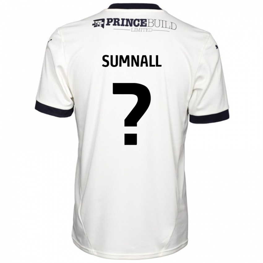 Criança Camisola Jenson Sumnall #0 Fora De Branco Preto Alternativa 2024/25 Camisa