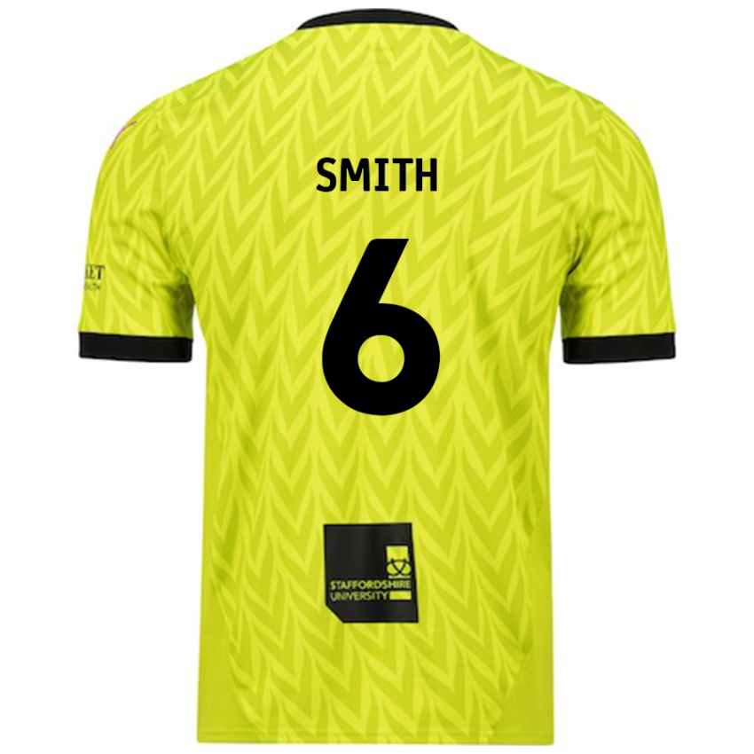 Criança Camisola Nathan Smith #6 Verde Fluorescente Alternativa 2024/25 Camisa