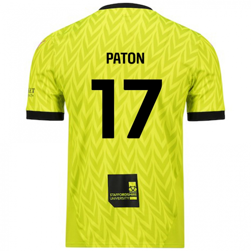 Criança Camisola Ruari Paton #17 Verde Fluorescente Alternativa 2024/25 Camisa