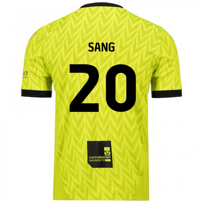 Criança Camisola Tom Sang #20 Verde Fluorescente Alternativa 2024/25 Camisa