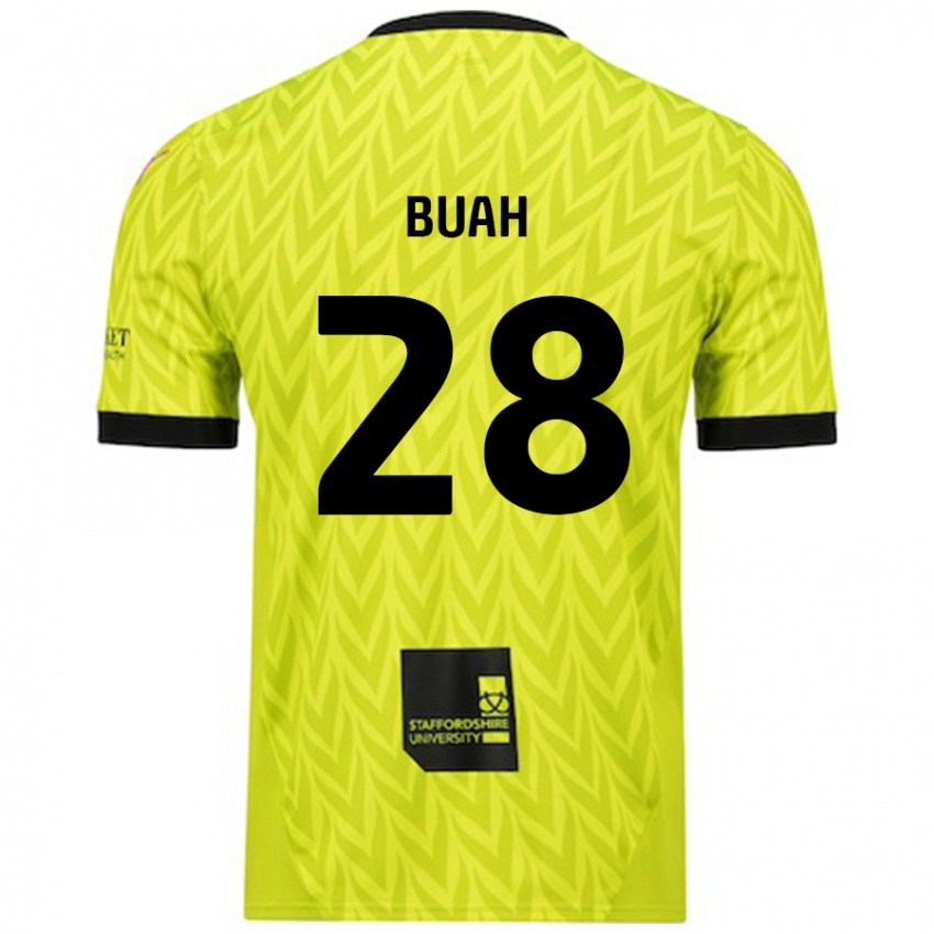 Criança Camisola Andrew Buah #28 Verde Fluorescente Alternativa 2024/25 Camisa