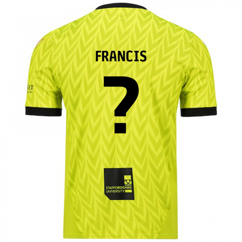 Criança Camisola Louis Francis #0 Verde Fluorescente Alternativa 2024/25 Camisa