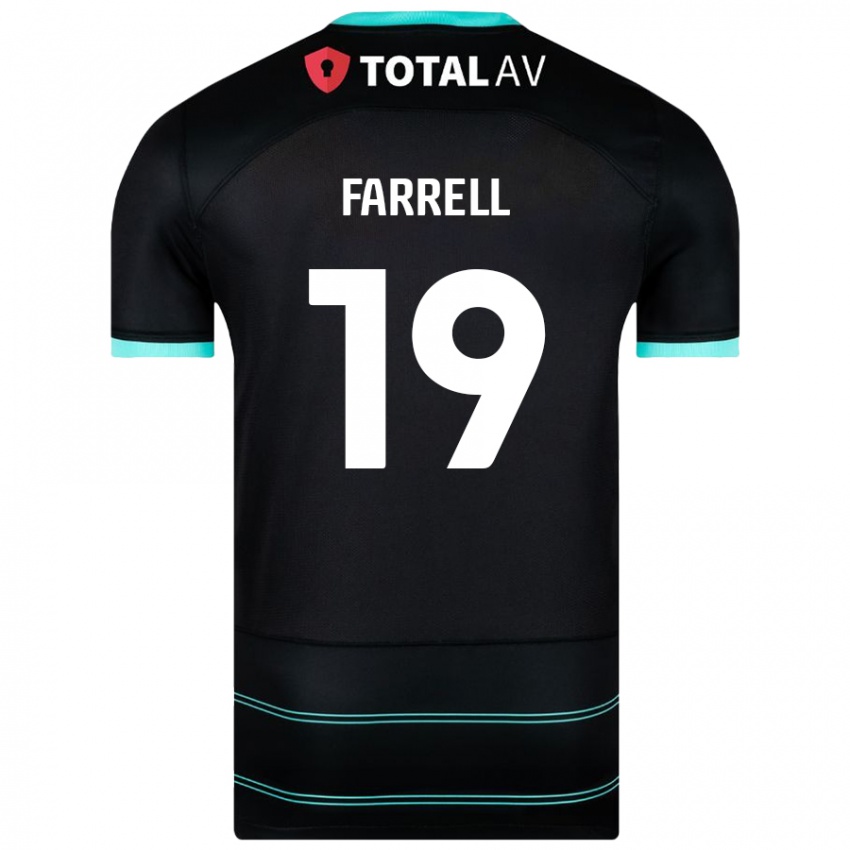 Criança Camisola Jacob Farrell #19 Preto Alternativa 2024/25 Camisa