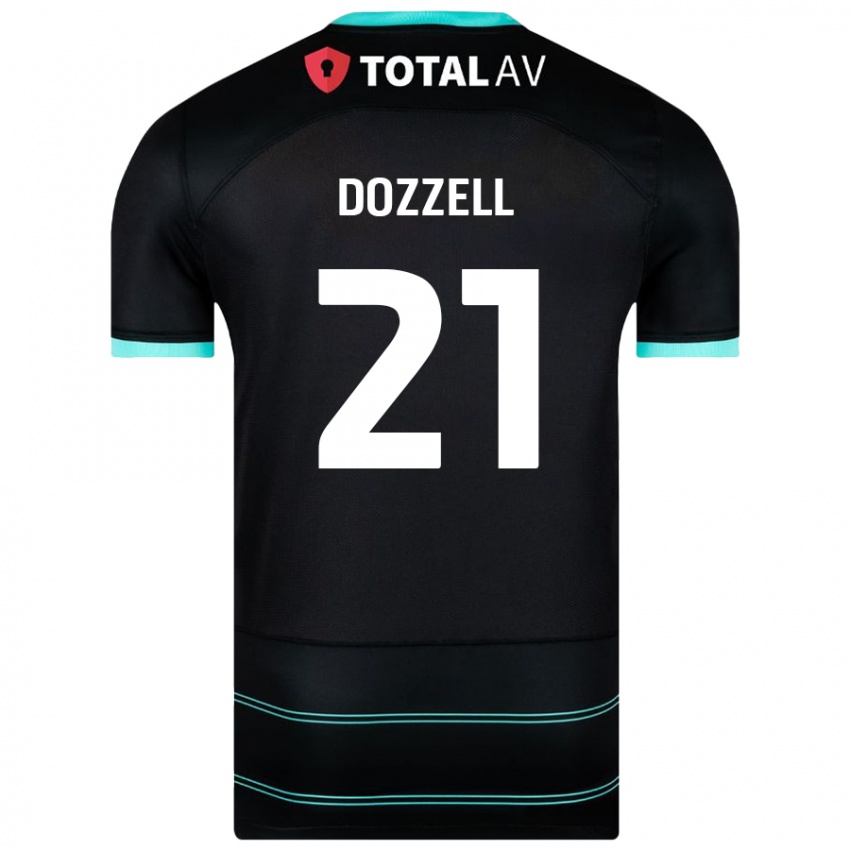 Criança Camisola Andre Dozzell #21 Preto Alternativa 2024/25 Camisa