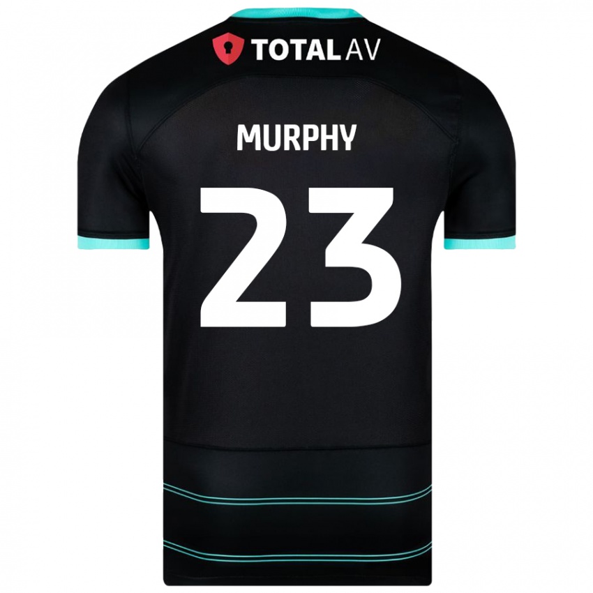 Criança Camisola Josh Murphy #23 Preto Alternativa 2024/25 Camisa