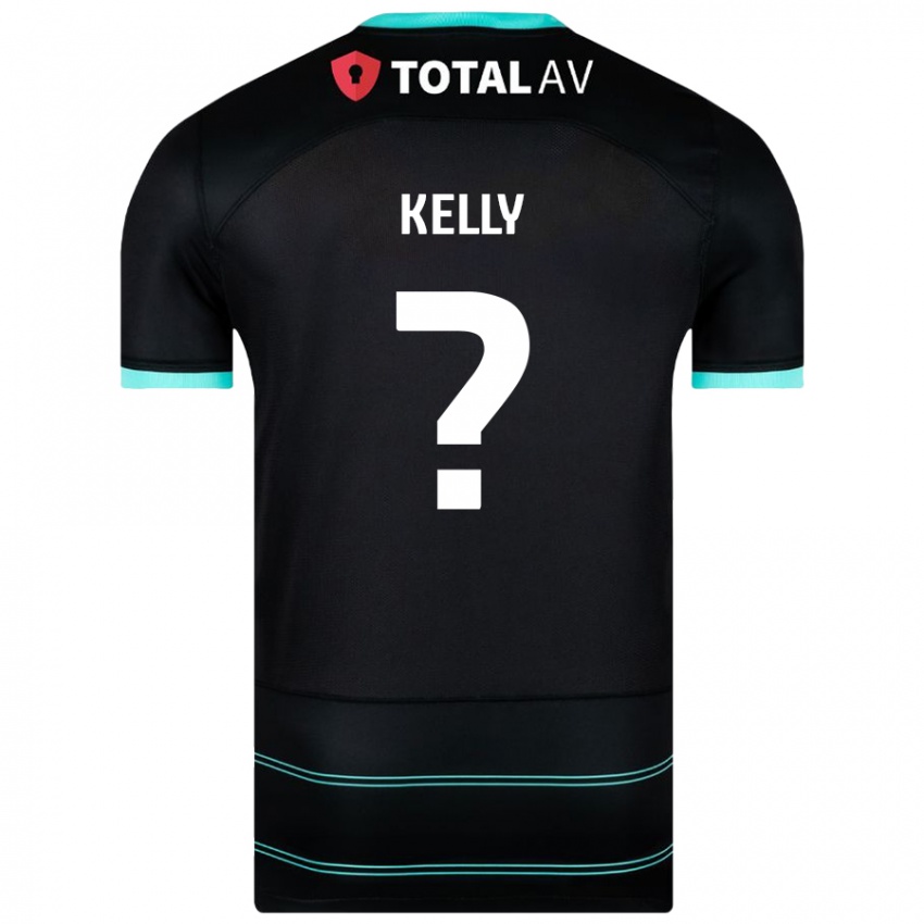 Criança Camisola Liam Kelly #0 Preto Alternativa 2024/25 Camisa