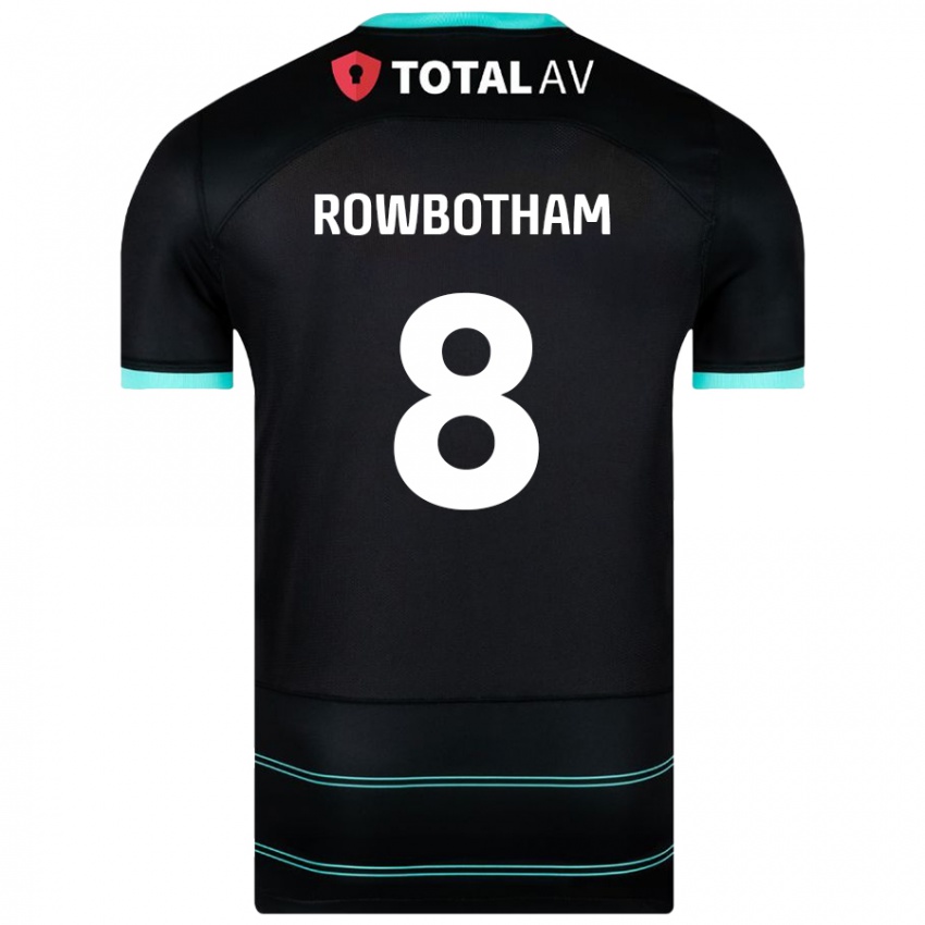 Criança Camisola Ava Rowbotham #8 Preto Alternativa 2024/25 Camisa