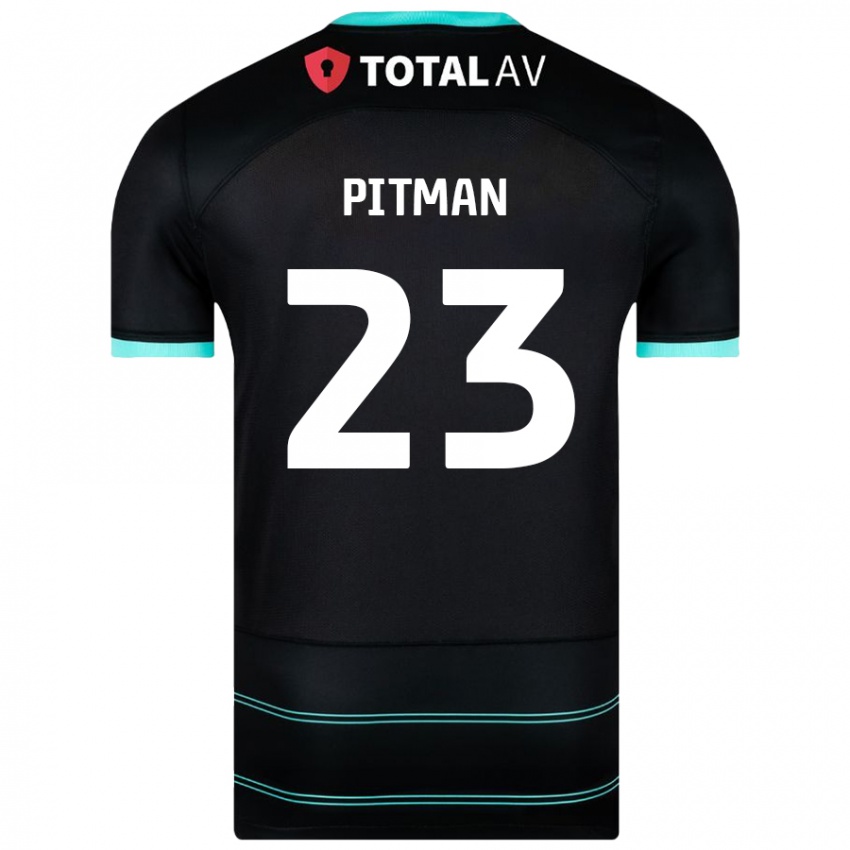 Criança Camisola Emily Pitman #23 Preto Alternativa 2024/25 Camisa