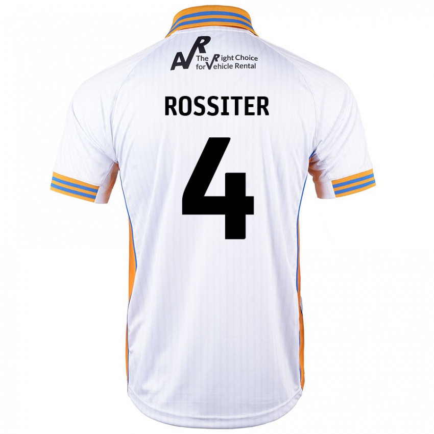 Criança Camisola Jordan Rossiter #4 Branco Alternativa 2024/25 Camisa