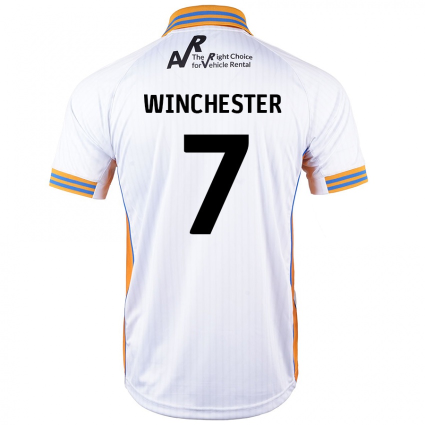 Criança Camisola Carl Winchester #7 Branco Alternativa 2024/25 Camisa