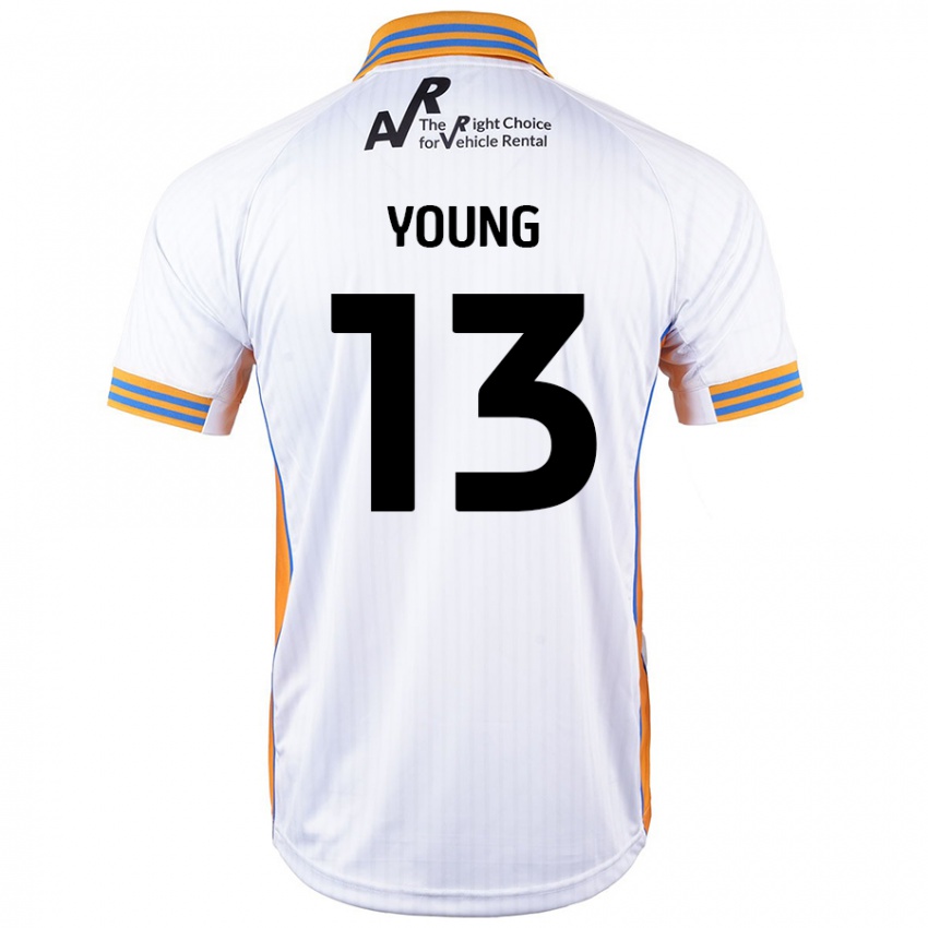 Criança Camisola Joe Young #13 Branco Alternativa 2024/25 Camisa