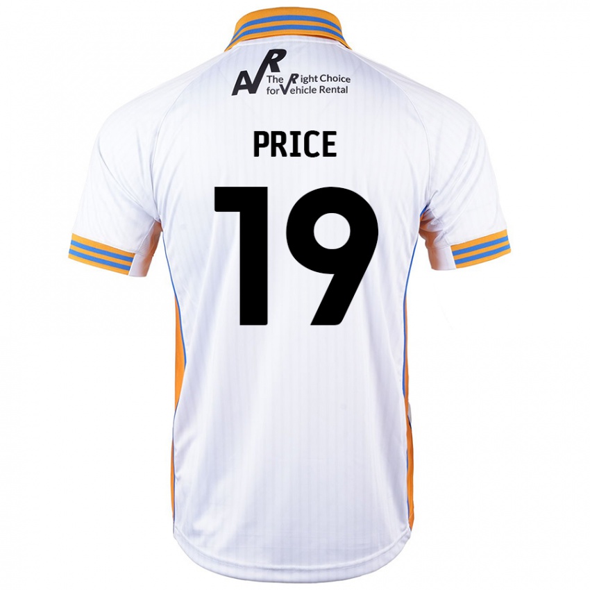 Criança Camisola Jack Price #19 Branco Alternativa 2024/25 Camisa