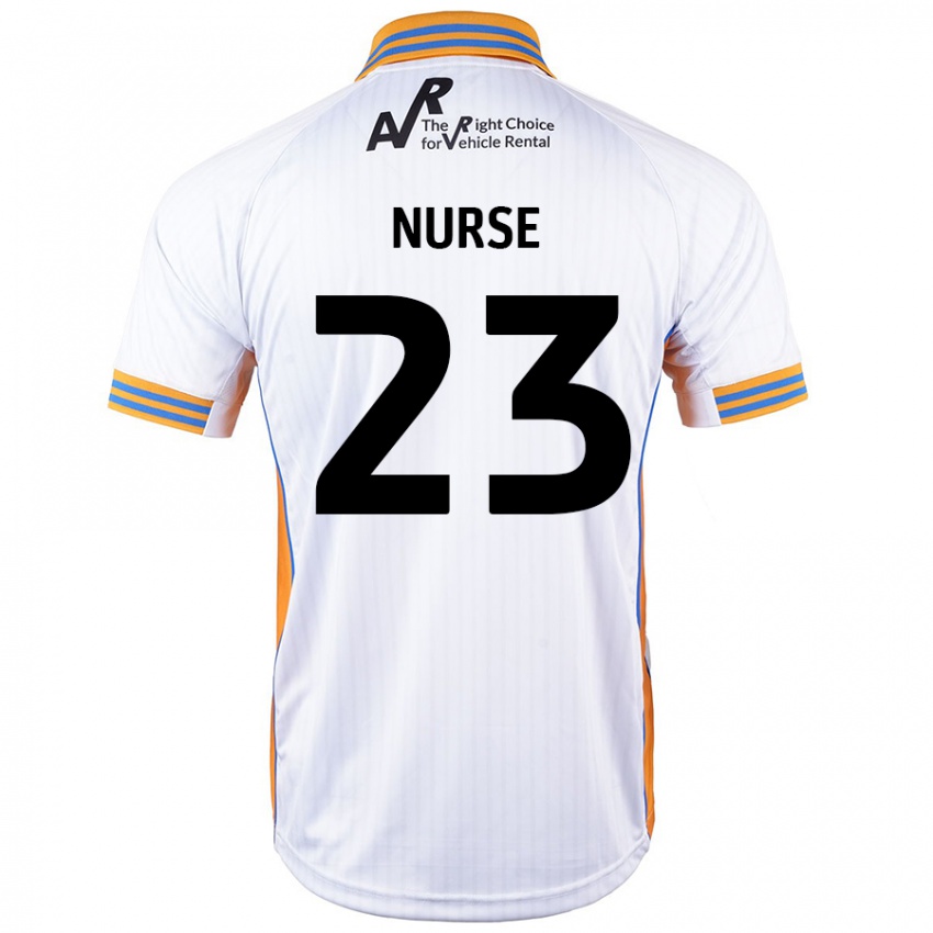 Criança Camisola George Nurse #23 Branco Alternativa 2024/25 Camisa