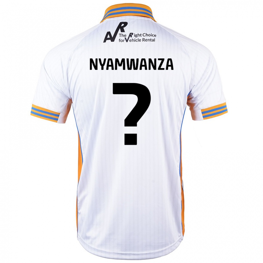 Criança Camisola Simba Nyamwanza #0 Branco Alternativa 2024/25 Camisa