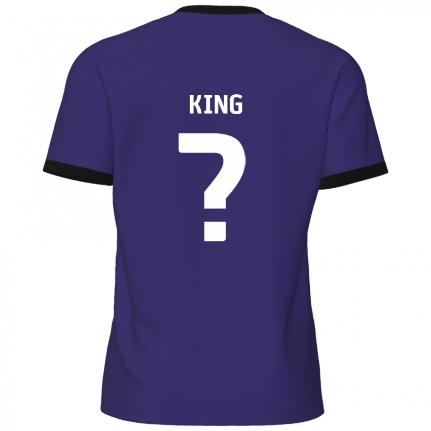 Criança Camisola Eli King #0 Roxo Alternativa 2024/25 Camisa