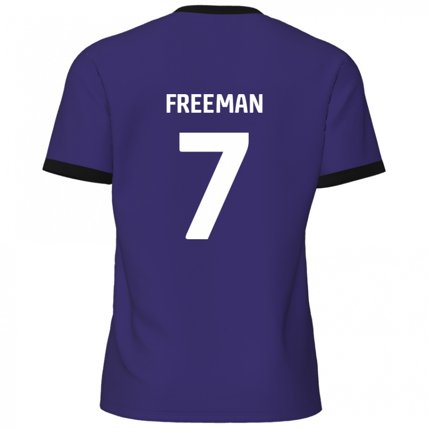 Criança Camisola Nick Freeman #7 Roxo Alternativa 2024/25 Camisa