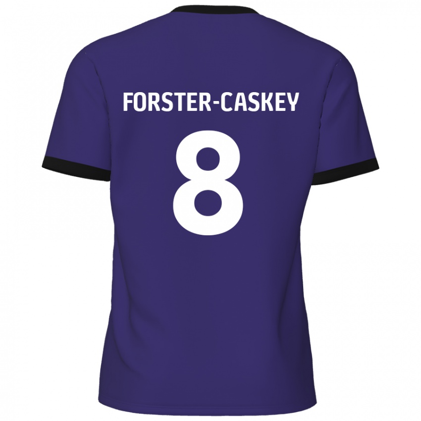 Criança Camisola Jake Forster-Caskey #8 Roxo Alternativa 2024/25 Camisa