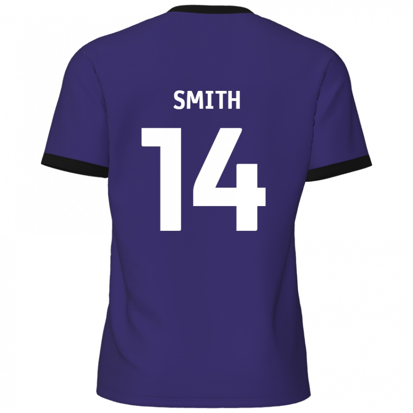 Criança Camisola Kane Smith #14 Roxo Alternativa 2024/25 Camisa