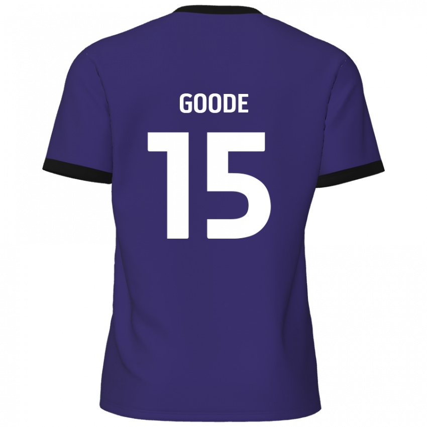 Criança Camisola Charlie Goode #15 Roxo Alternativa 2024/25 Camisa