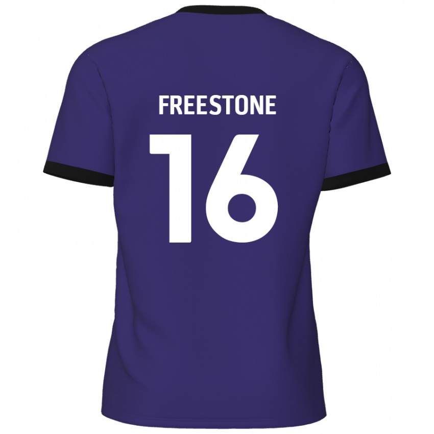 Criança Camisola Lewis Freestone #16 Roxo Alternativa 2024/25 Camisa