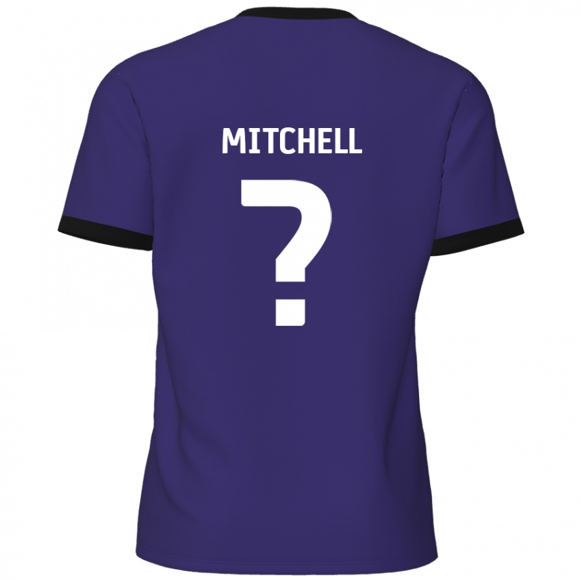 Criança Camisola Rylee Mitchell #0 Roxo Alternativa 2024/25 Camisa