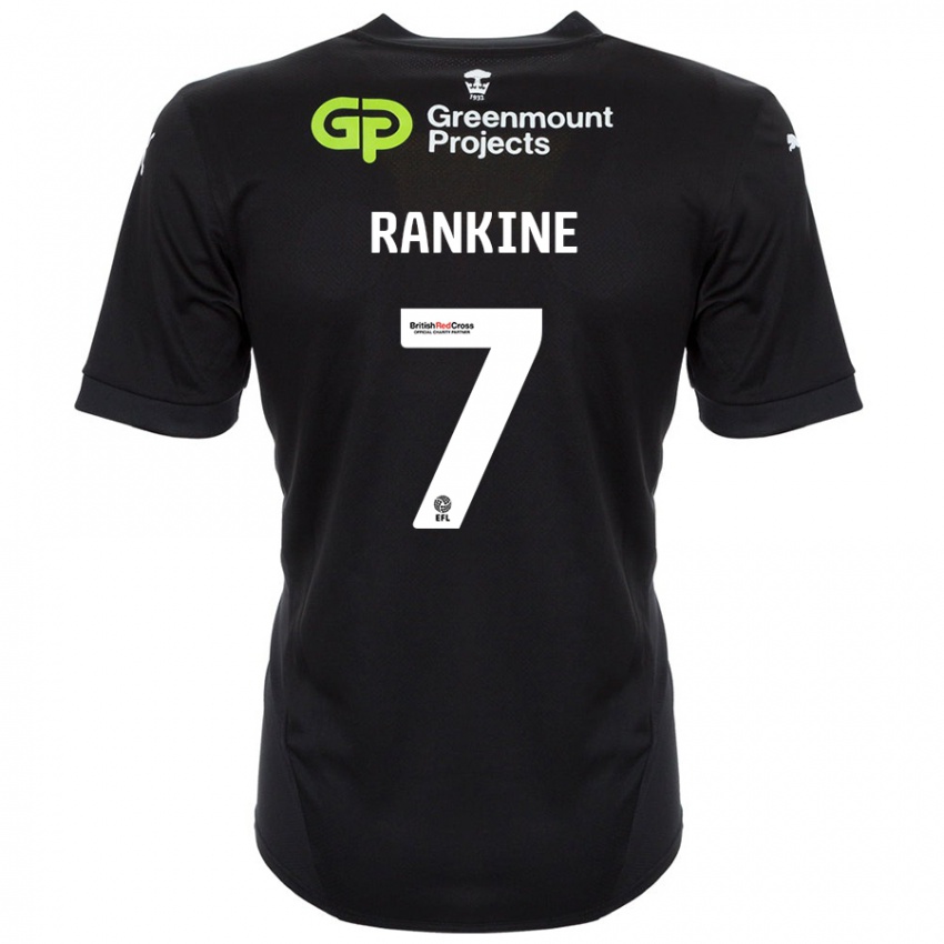 Criança Camisola Dion Rankine #7 Preto Alternativa 2024/25 Camisa