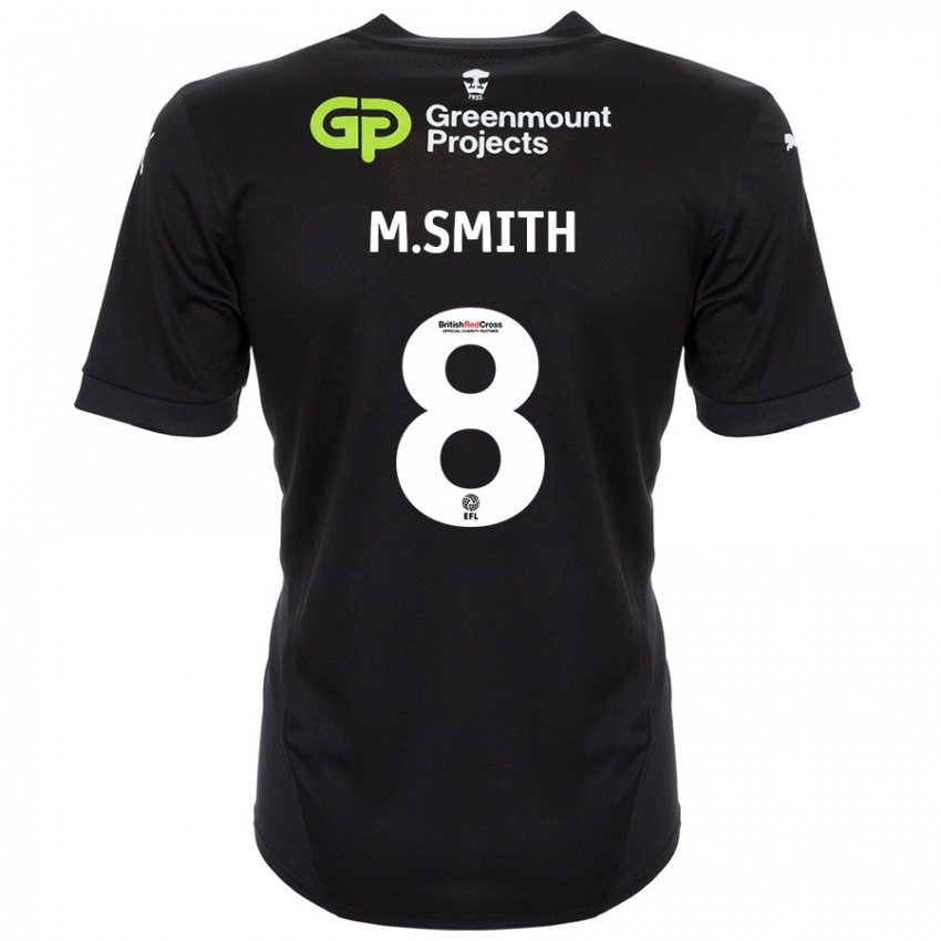 Criança Camisola Matt Smith #8 Preto Alternativa 2024/25 Camisa