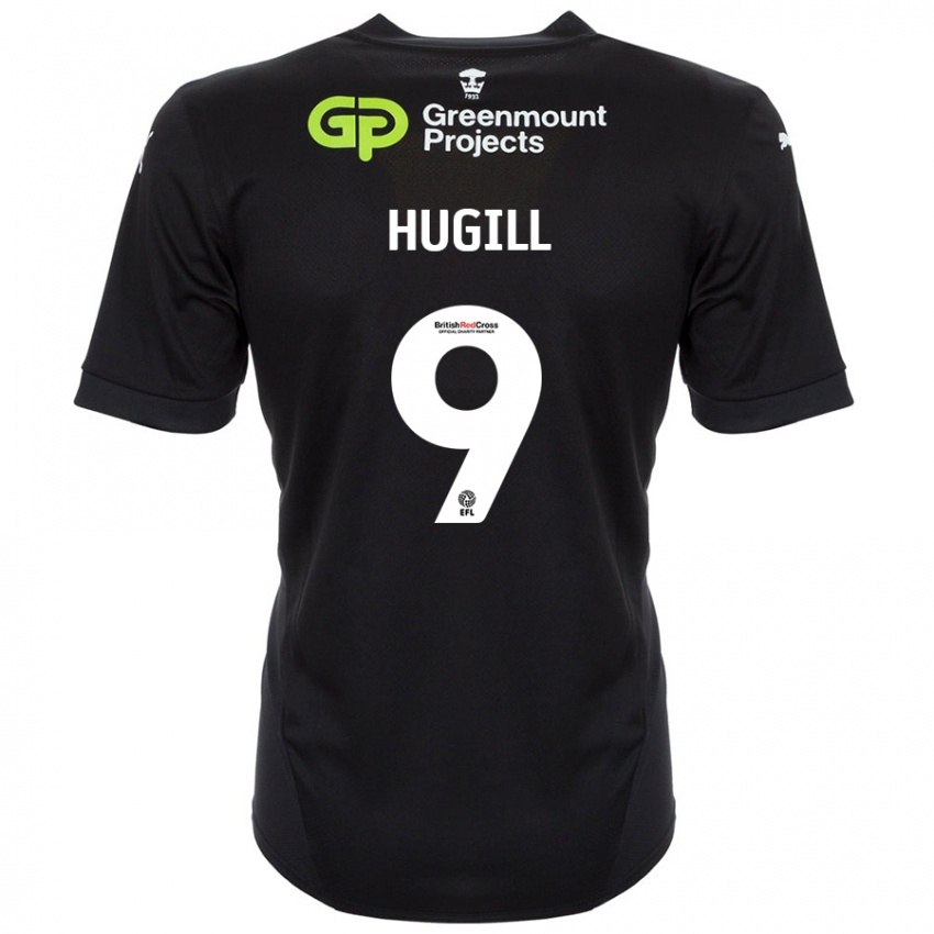 Criança Camisola Joe Hugill #9 Preto Alternativa 2024/25 Camisa