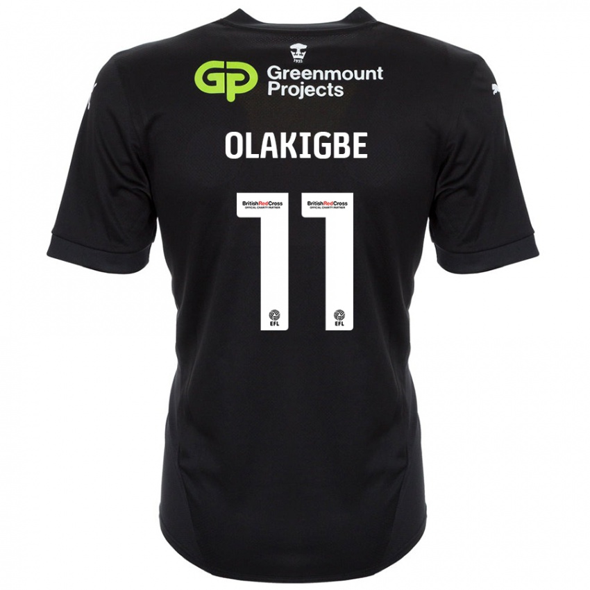 Criança Camisola Michael Olakigbe #11 Preto Alternativa 2024/25 Camisa