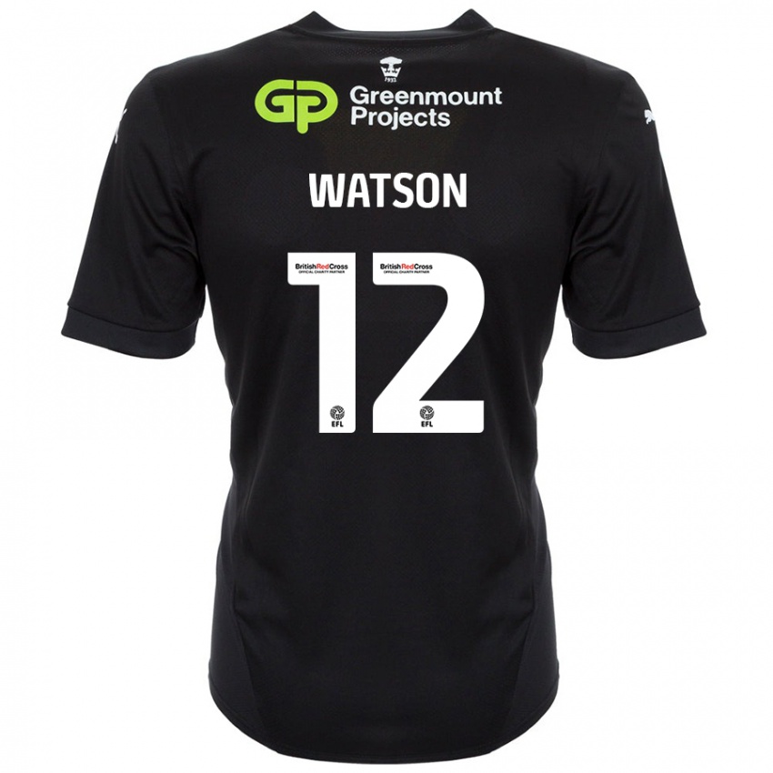 Criança Camisola Tom Watson #12 Preto Alternativa 2024/25 Camisa